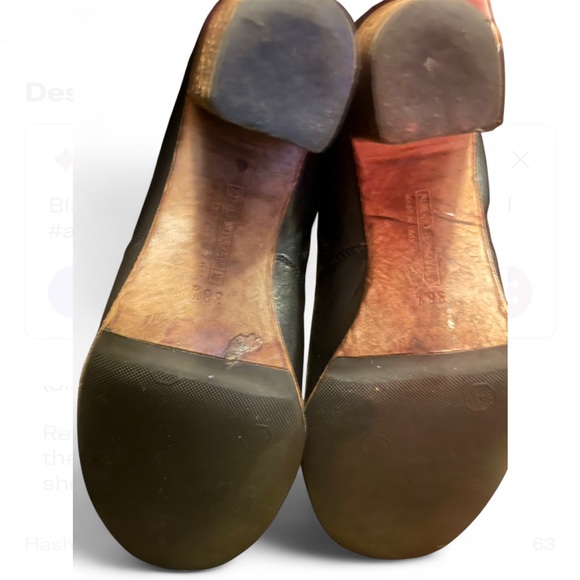 Vintage Alberto Fermani Black Leather Ankle Booties - Picture 13 of 14